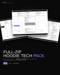 Full-Zip Hoodie Tech Pack