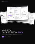 Cropped Varsity Jacket Tech Pack